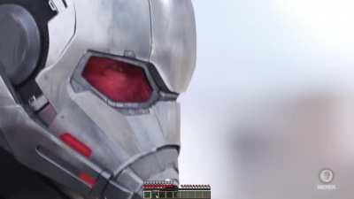 Civil War Airport Scene but it's Minecraft