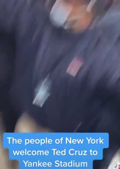 New Yorkers knew the assignment and they rightfully booed Ted Cruz at the Yankee Stadium.