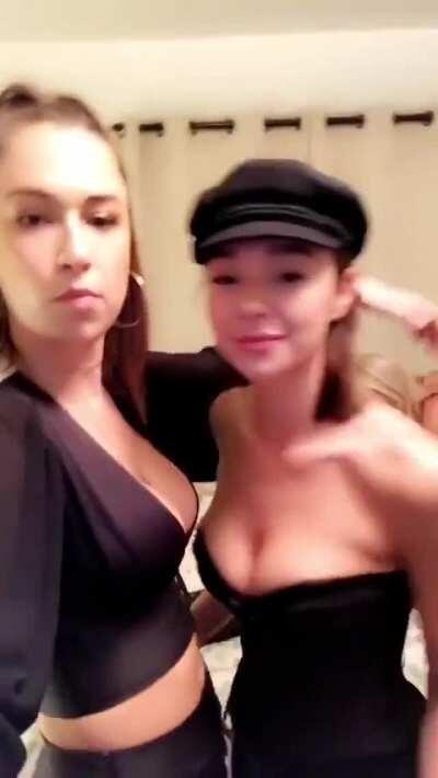 Elsie Hewitt kissing another girl