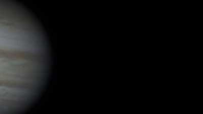 I caught Jupiter's shadow eclipsing moon Europa