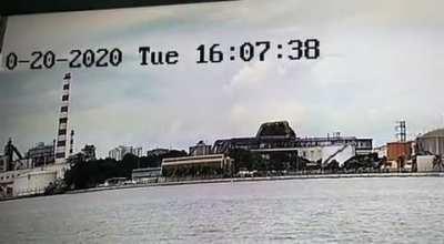 Footage of explosion at a steel foundry in Butterworth yesterday