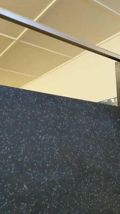 I noticed a group of girls smoking in the other bathroom. I took care of it