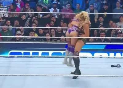 Lacey Evans takes out the trash