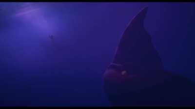 How easily something can hide in the ocean via this scene in The Sea Beast (2022) 