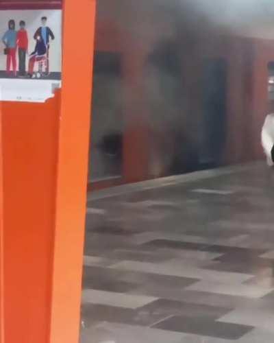 Ahora incendio en el Metro Politécnico