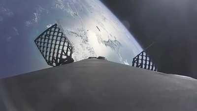 Onboard footage from Falcon 9’s recent flight to space and back