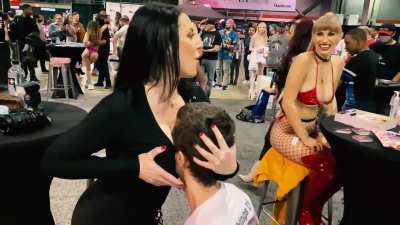 He's the luckiest fan ever