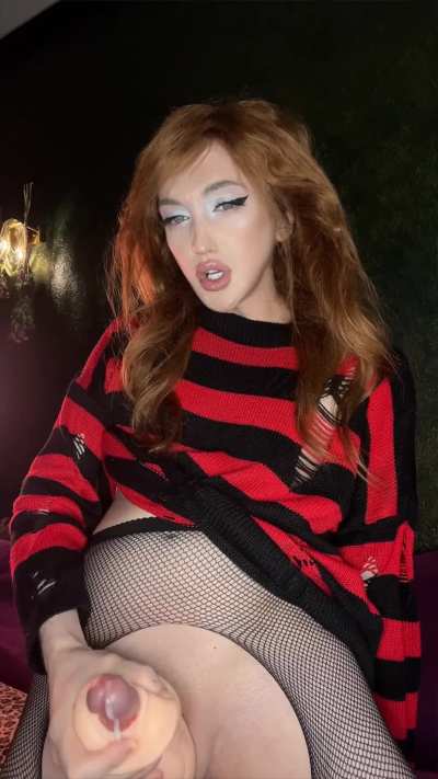 A sign that it's time for you to use your tongue on me again