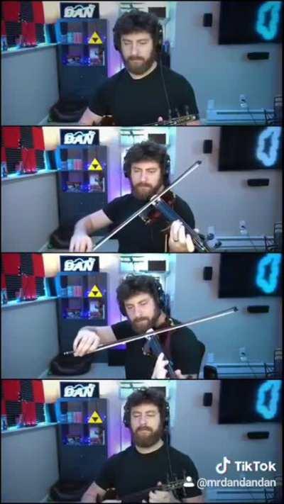 I played Scars of Time from Chrono Cross in multiple parts on my violin