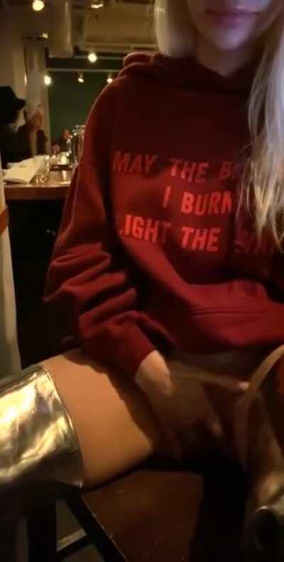 The food was shit so decided to taste myself instead [oc]