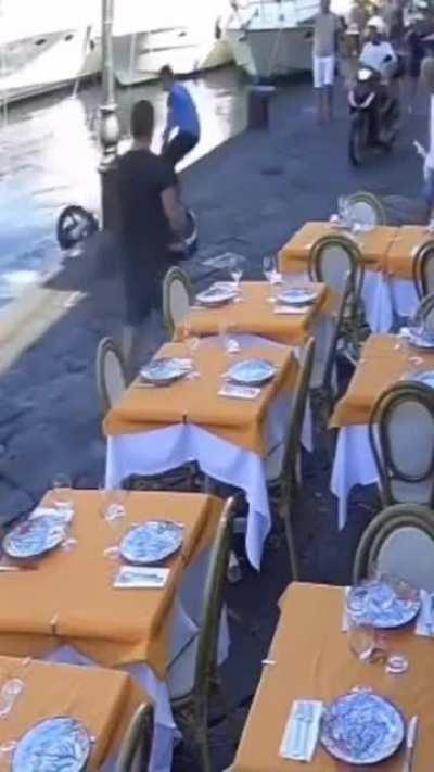 WCGW Parking A Motorcycle Near River