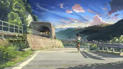 Shinkai San's new movie's new leaked unseen work in progress footage.