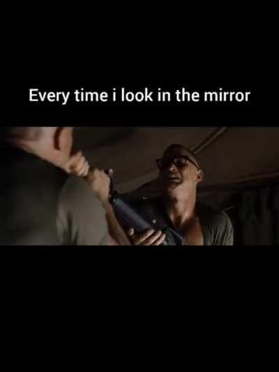 then the mirror breaks
