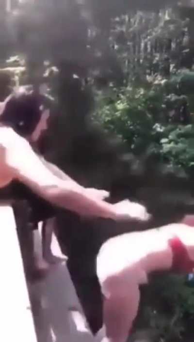 Girl spends 2 days in jail after pushing her friend off a 60-foot bridge
