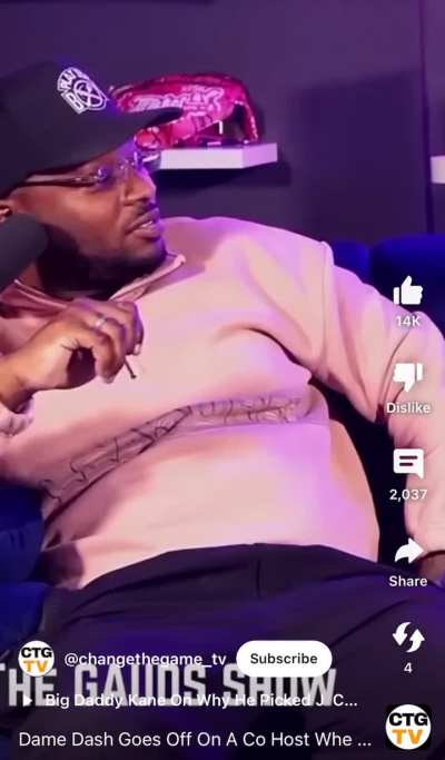 Dame wanting his respect as a CEO who produced the billionaire in his mind