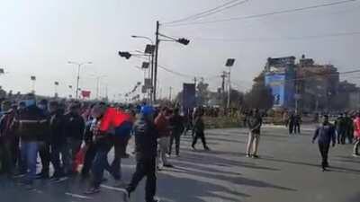 Todays Nepal Bandha: Jhole karyakarta haru