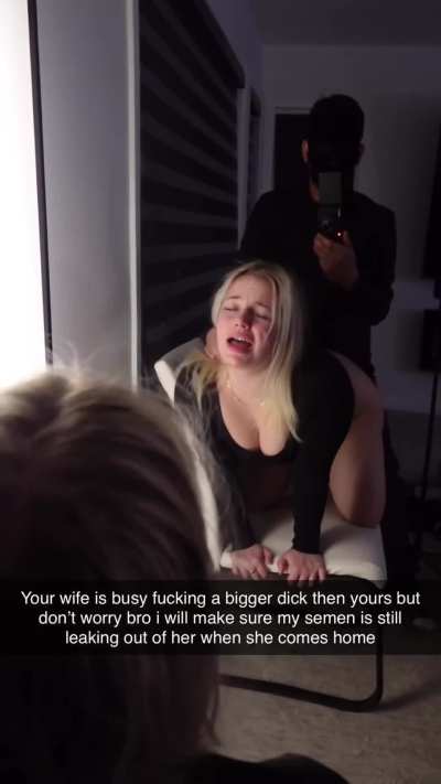 Making my husband clean me up after