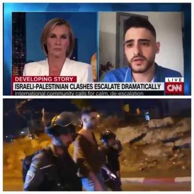 After speaking out on CNN about Palestinians being kicked out of their homes, Palestinian writer Mohammed El-Kurd was attacked by Israeli forces and kicked out out his home.