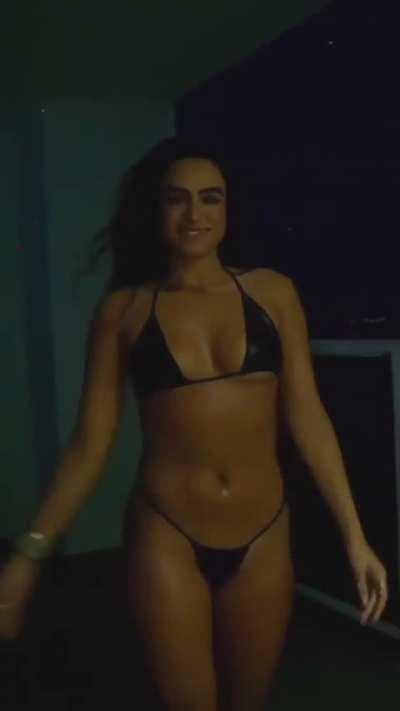 Cut part of Black Bikini video - IG June 2024