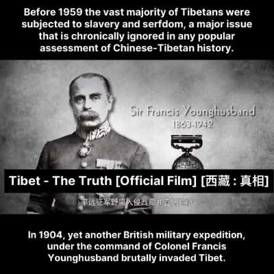Before 1959 the vast majority of Tibetans were subjected to slavery and serfdom, a major issue that is chronically ignored in any popular assessment of Chinese-Tibetan history.