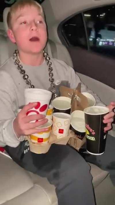 Dude accepted his fate and closed his eyes