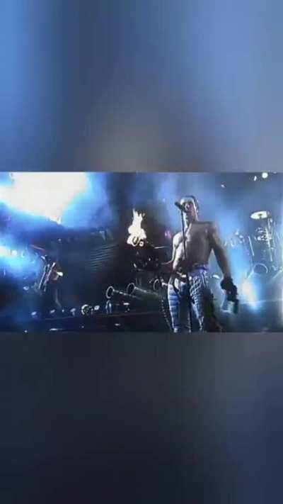 Big german guy with flames