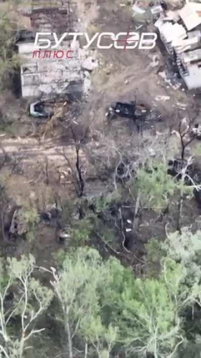 Нове відео розгрому російських військ на Сіверському Донці під с. Білогорівка.