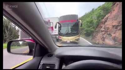 Not on the car, but on the bus...