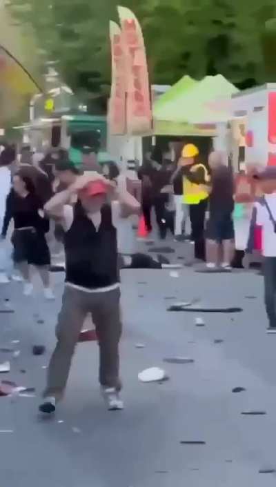 Aftermath of driver plowing through festival in Vancouver, BC. Numerous fatalities reported.