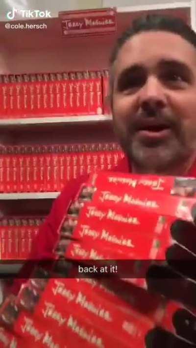 It's all Jerry Maguire