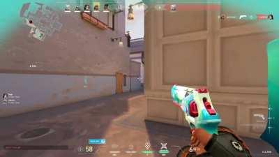 Destroyed a rush with a sheriff. My team goes wild.