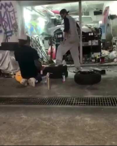 WCGW if I take a blow torch to a tire?