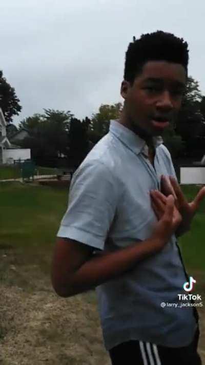 This man just got folded by grass