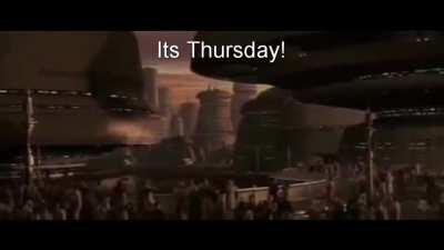 It's already Thursday in Europe so shhh....