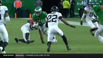 The replays of Saquon Barkley's one-of-a-kind catch and run are special