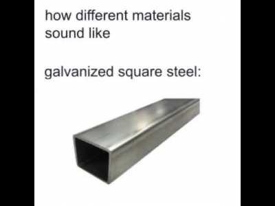 What metal shapes sound like.