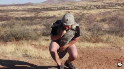 At least it didn't hit his femoral artery?