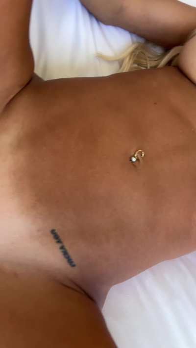 Making sure to capture the perfect angle of my tits