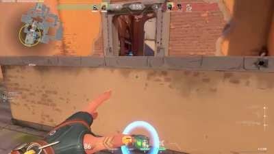 Too much spray for me but an ace is an ace