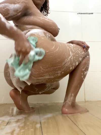 Just taking a relaxing warm shower 