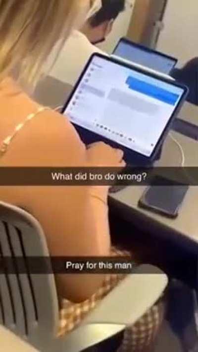 She writin him a book 😭