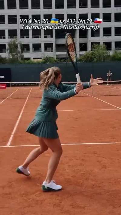Marta Kostyuk’s Green Wilson Outfit for Roland Garros 2024 💚