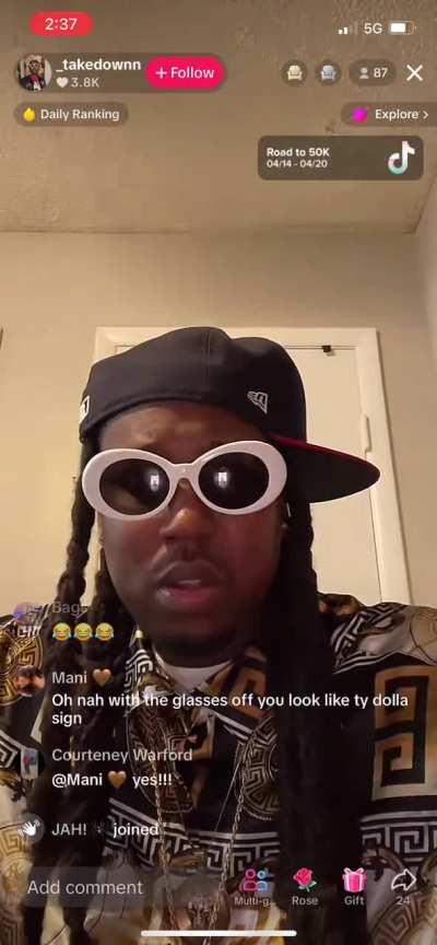 Look at dis dicksucka cosplaying takeoff on tik tok