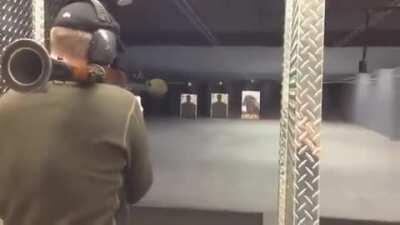 Shooting an RPG indoors