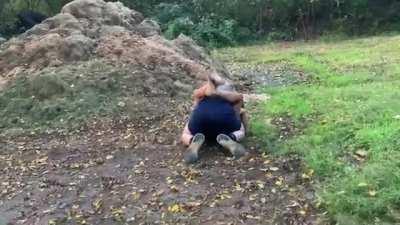 smaller kid defends his friends against bigger bully with muay thai and jiu jitsu