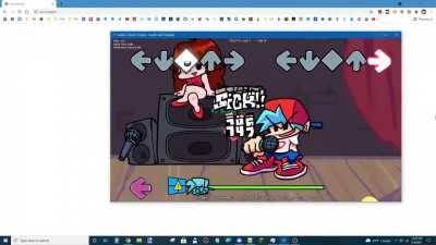 Fuck it the actual FNF window funkin'