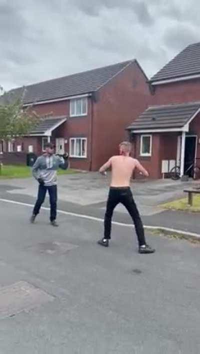 Fucking with machetes!