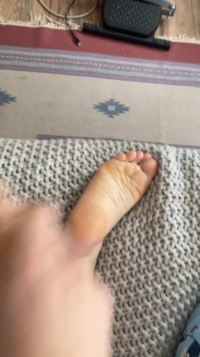 Gf Jess soles tickled. Who wants a turn?