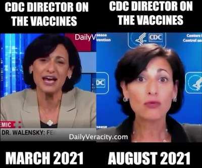 CDC Director on the Vaccines THEN and NOW
