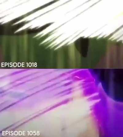 Zoro in 1018 vs 1058